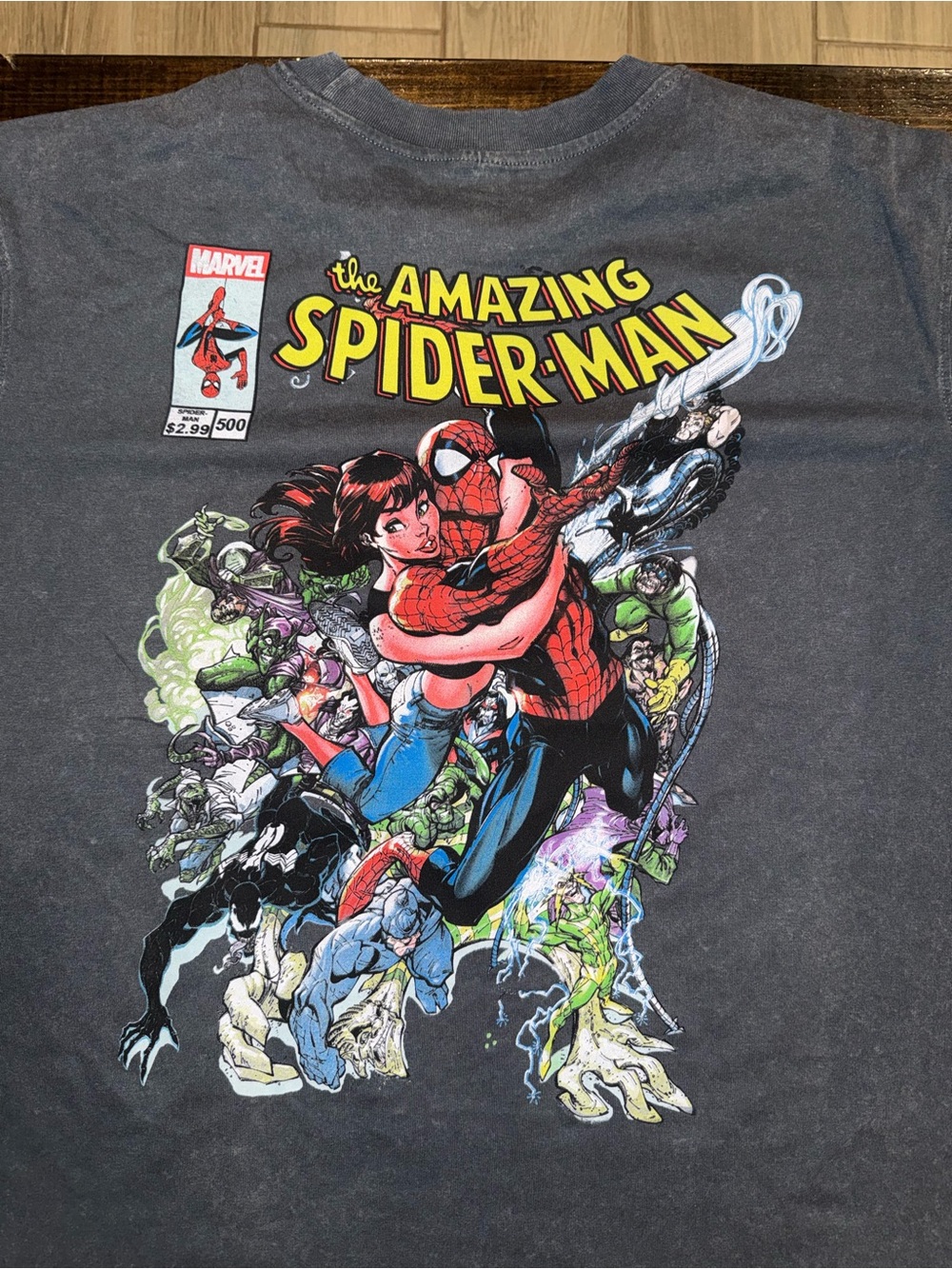 Marvel Men's Spider-Man Graphic Tee - Charcoal - Picture 3 of 4